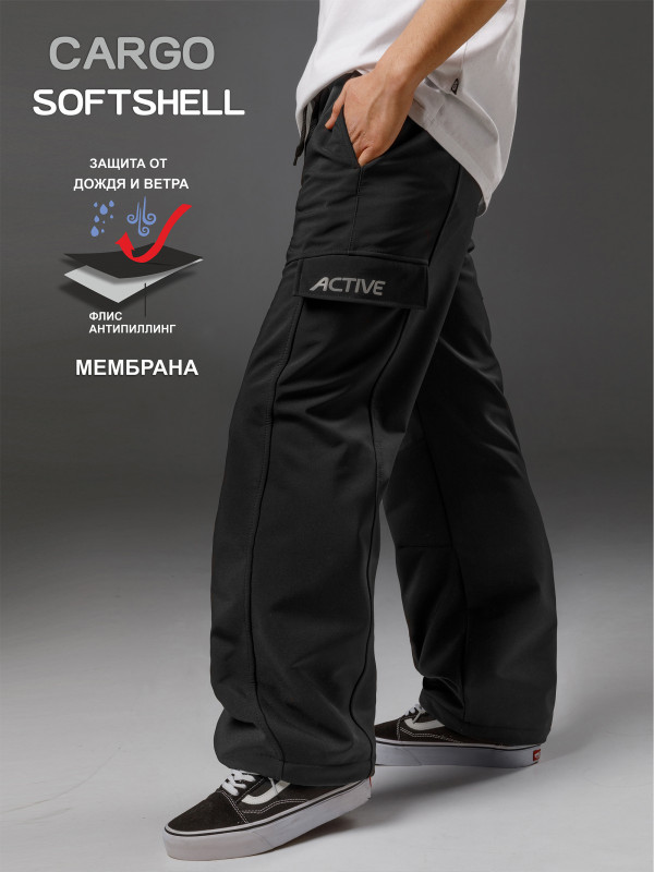 Брюки Softshell Active (черный)